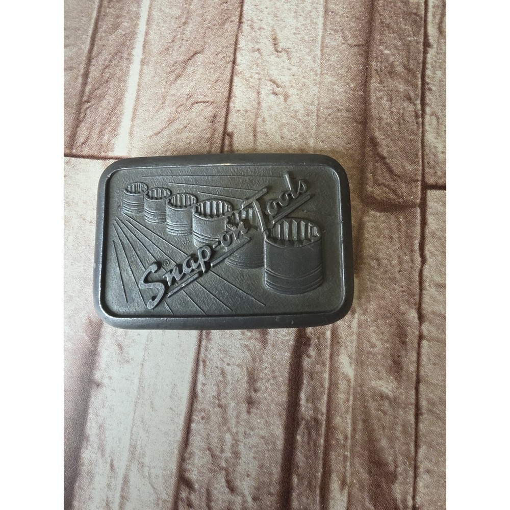 Vintage Snap-On Tools Six Socket Pewter Belt Buckle Creative Specialties